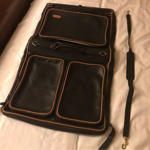Bally Black Leather Garment Bag